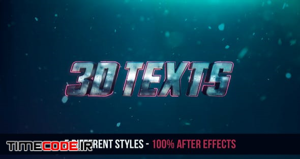 3D Texts Effects - No Plugins 