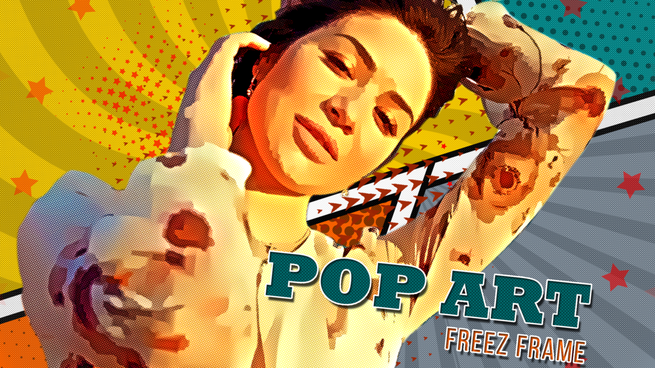  Freeze Frame Pop Art Retro Trailer 