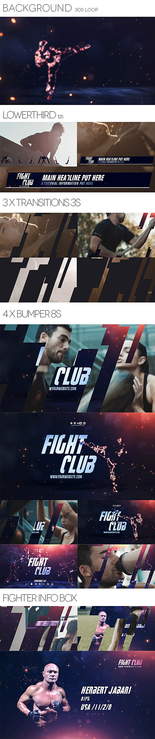  Fight Club Broadcast Pack 