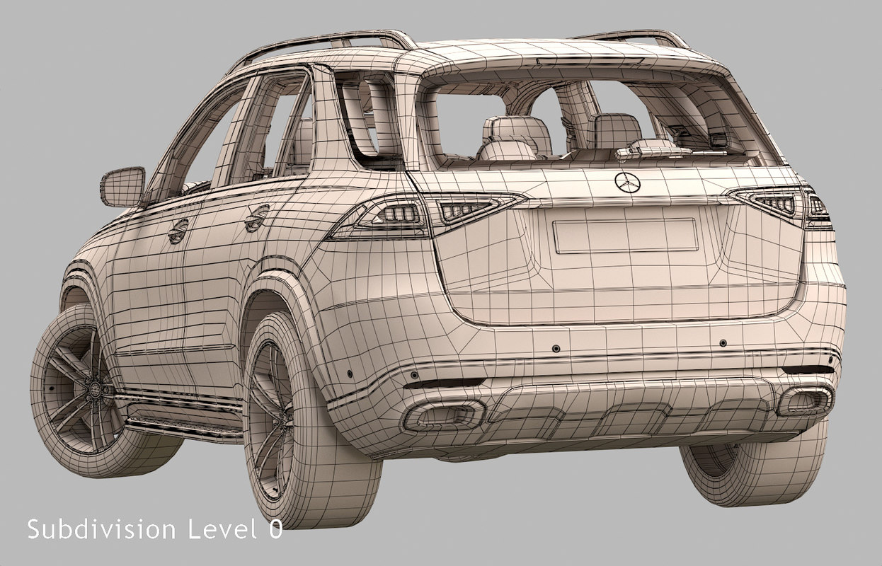 2020 Mercedes Benz GLE 3D Model