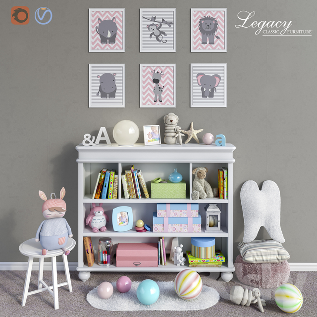 Legacy Classic Furniture, Accessories, Decor And Toys Set 1