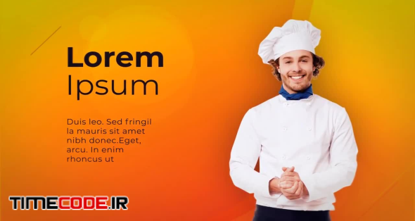 Restaurant Menu - Chef Slideshow
