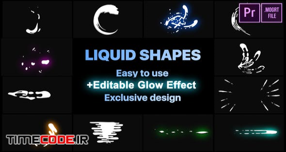  Dynamic Liquid Shapes 