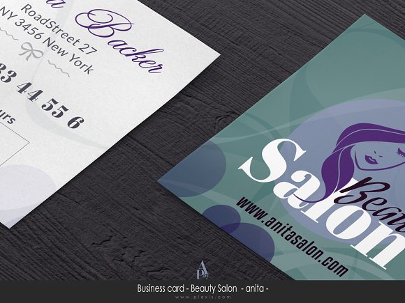 Beauty Salon - Square Business Card