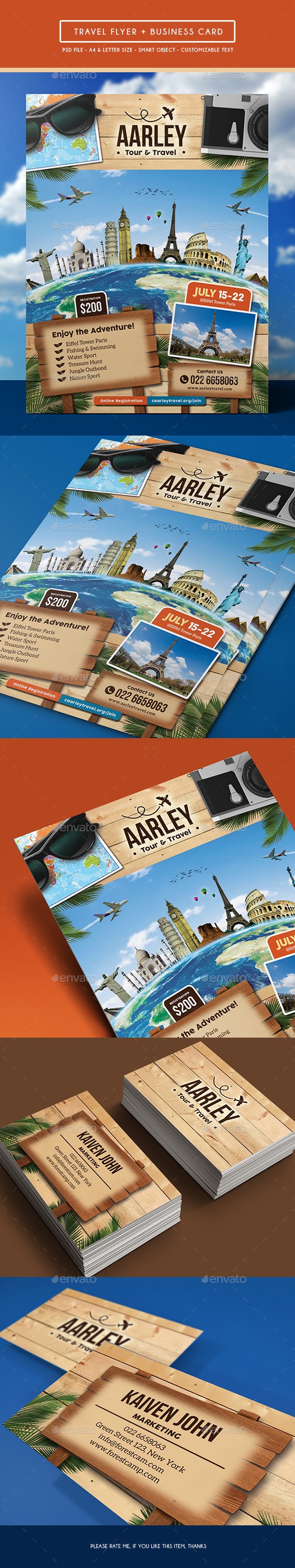 Travel Flyer + Business Card