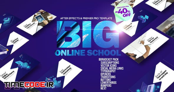  Big Online School Broadcast Pack 