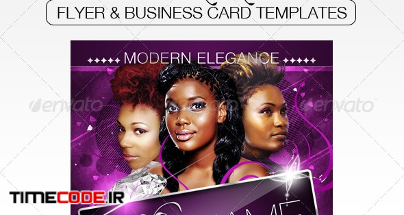 Salon Flyer And Business Card Templates