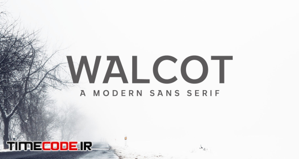 Walcot Modern Sans Serif Font