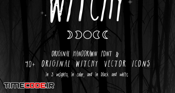 Witchy: Vector Pack + Font