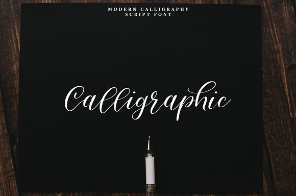 Calligraphic/Modern Calligraphy Font