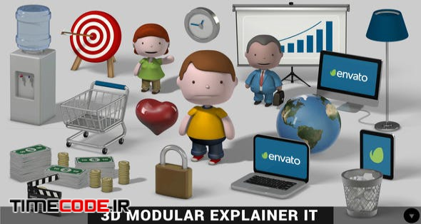  3D Modular Explainer Kit 