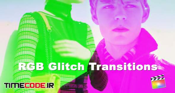 RGB Split Glitch Transition