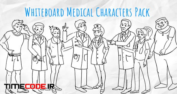  Medical Characters - Healthcare Whiteboard Animation 