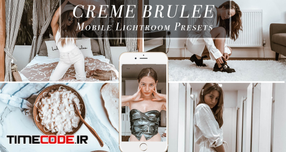 Mobile Lightroom Preset CREME BRULEE