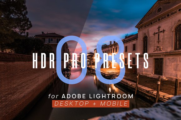 8 HDR Pro Presets For Lightroom
