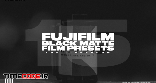 15 Fuji Film Black Matte LR Presets