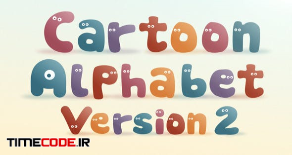  Cartoon Alphabet II | After Effects Template 
