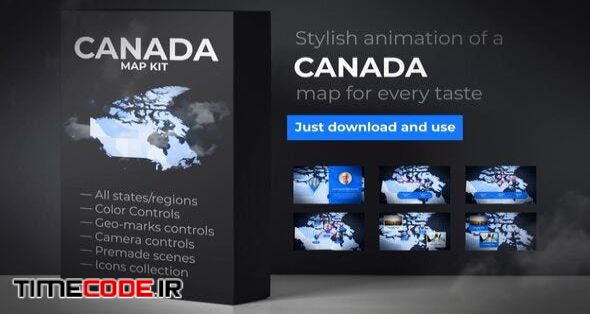  Canada Map - Canadian Map Kit 