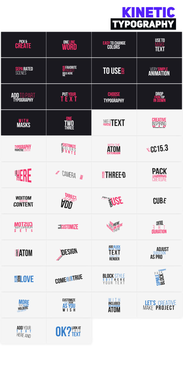  Big Pack of Typography | Atom 