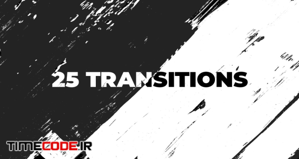 25 Brush-Ink Transitions