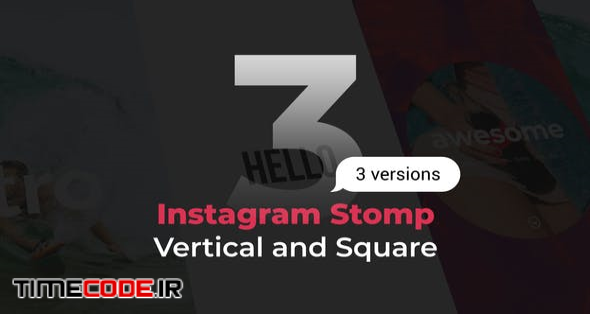  Stomp Instagram 3 in 1 | Vertical and Square 
