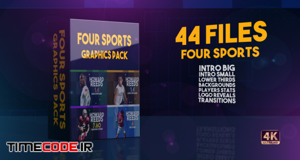 Four Sports Graphics Pack