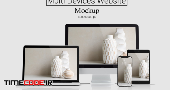 Multi Devices Website Mockup