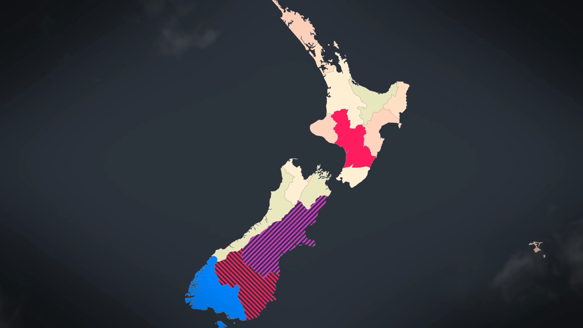  New Zealand Map - Aotearoa NZ New Zealand Map Kit 