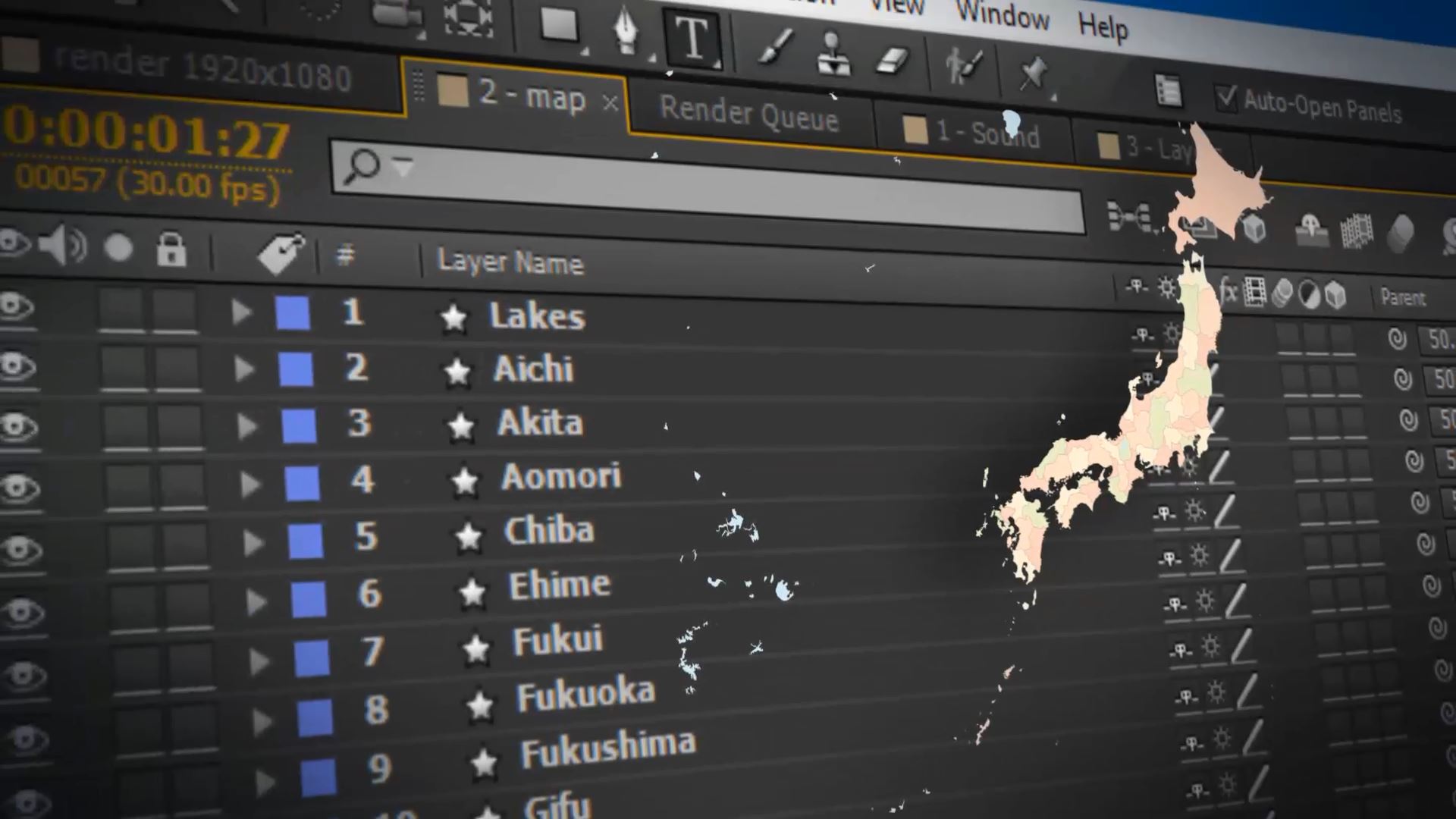  Japan Map Animation - Japanese Map Kit 