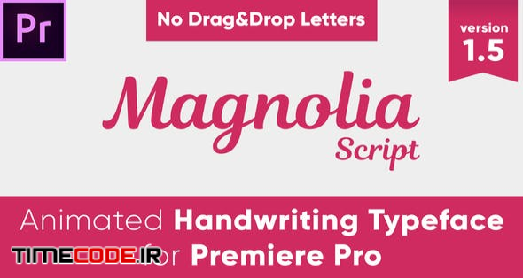  Magnolia - Animated Handwriting Typeface 