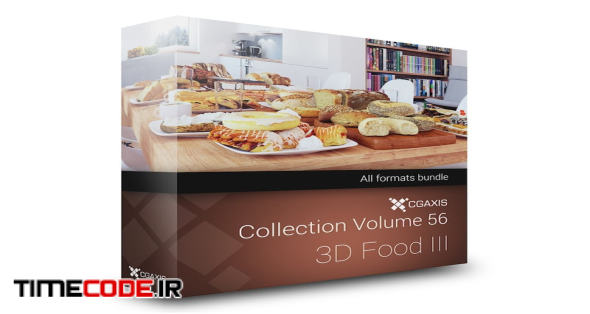 3D Food III - CGAxis Collection Volume 56