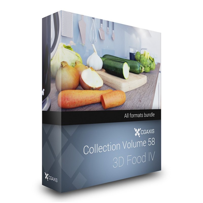 3D Food IV - CGAxis Collection Volume 58