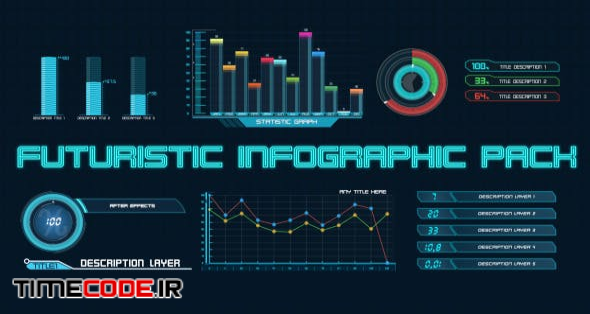  Futuristic Infographic Pack 