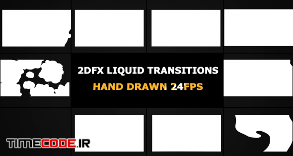 2D FX Liquid Transitions Motion Graphics