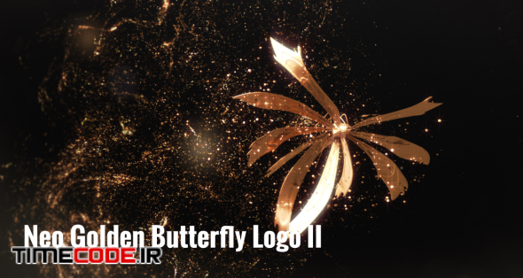 Neo Golden Butterfly Logo II