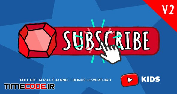 Youtube KIDS Subscribe Button 