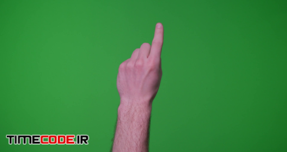 Finger Gestures Pack 1 On Green Screen