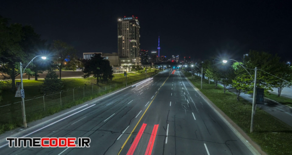 Time Lapse Motion Control Highway And Downtown Toronto With Cn Tower 3