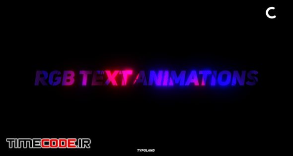 RGB Text Animations
