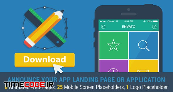  Mobile App Landing Page Promo 