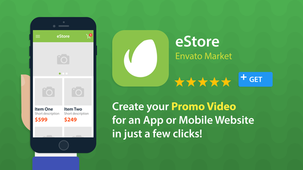  eStore - Mobile App Promo 