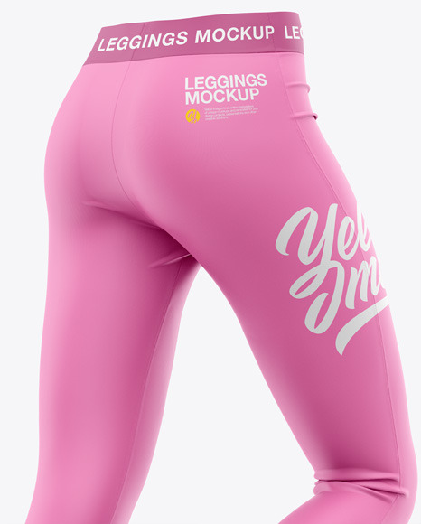 Download دانلود موکاپ لگ زنانه Women's Leggings Mockup 48546- تایم ...