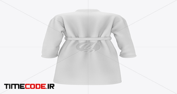 Download Download Womens Waffle Robe Mockup Back View Pictures ...