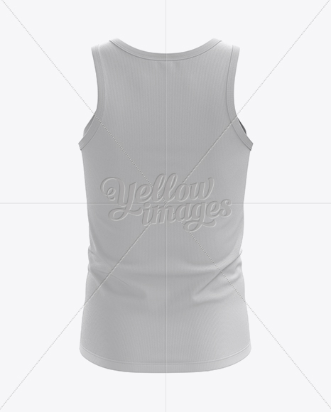 Download دانلود موکاپ زیرپوش مردانه Mens Tank Top HQ Mockup Back ...