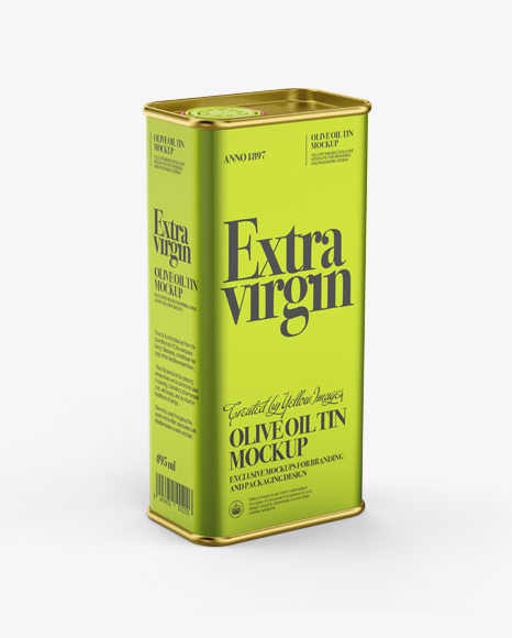 Download دانلود موکاپ قوطی فلزی روغن Olive Oil Tin Can Mockup 12321 - تایم کد | مرجع دانلود پروژه آماده ...
