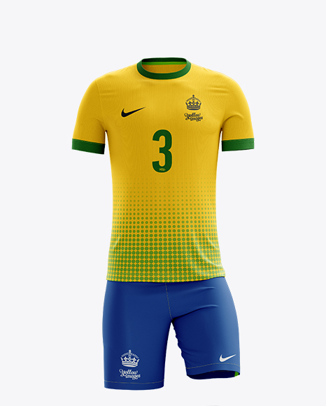 Download دانلود موکاپ لباس ورزشی فوتبال Men's Full Soccer Kit ...