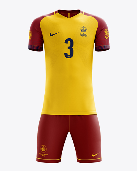 Download دانلود موکاپ لباس فوتبال مردانه Men's Full Soccer Team Kit Mockup 17122 - تایم کد | مرجع دانلود ...