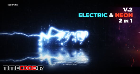  Electric and Neon Logo Reveal 