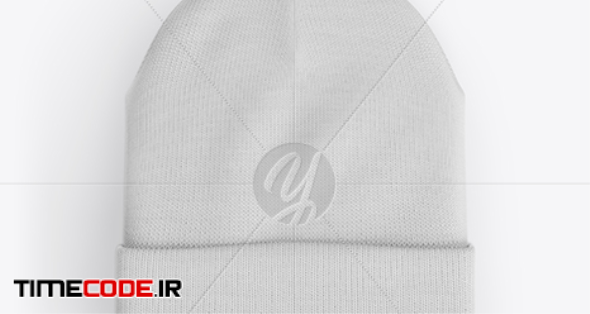 Turn Up Beanie Hat Mockup 