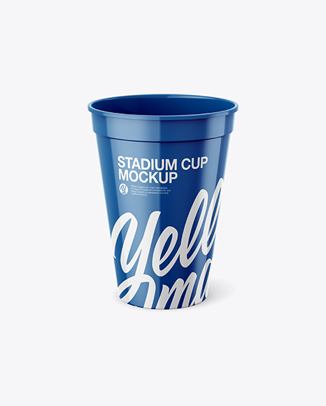 Glossy Stadium Cup Mockup 